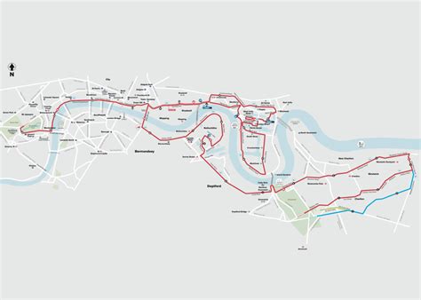 London Marathon 2024 route